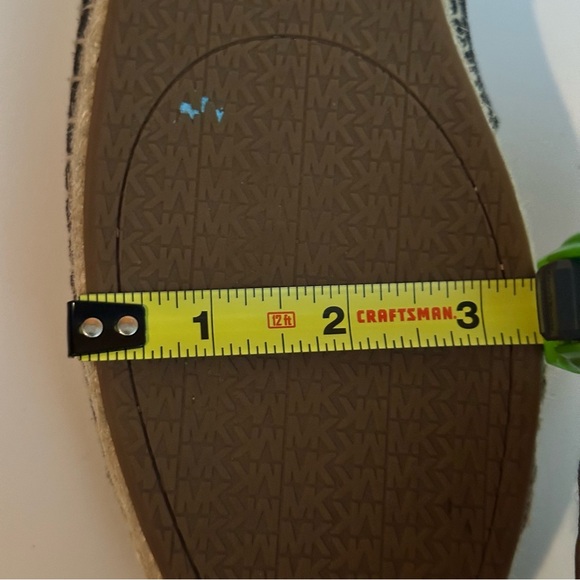 Michael Kors Womens 8.5 Black Suede Hastings Espadrilles Slides Mules Flat Shoes - Picture 14 of 14